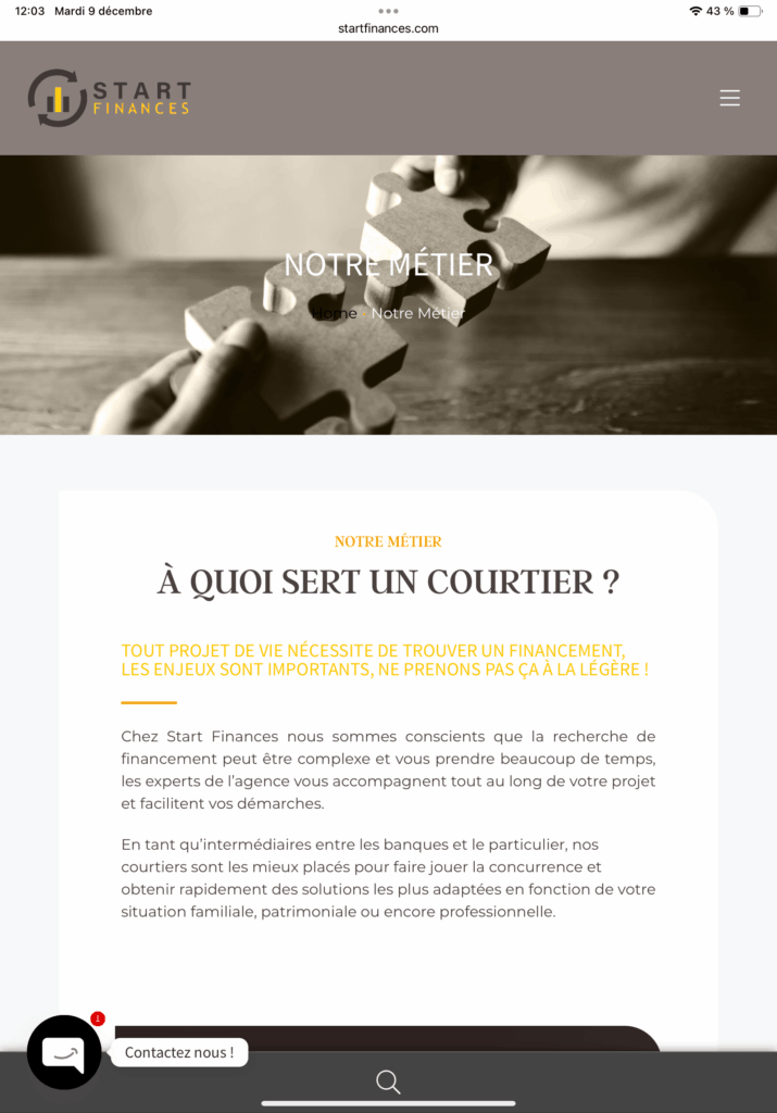 start finances aur&va création site web et rédaction seo